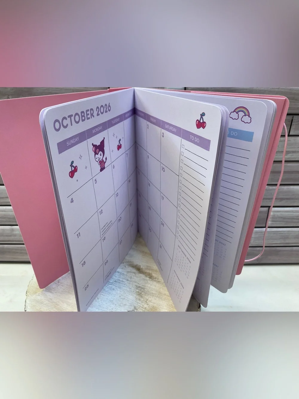 Hello Kitty & Friends ❤️  Monthly 17 months Planner Aug 2026 to Dec 2027 NWT